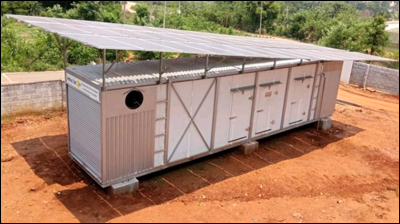 Solar cold storage unit